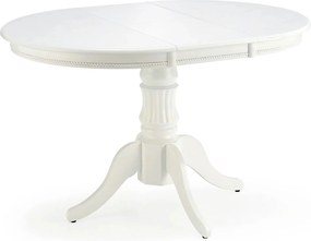 Masa extensibila alb WILLIAM, 90/124x90x75 cm