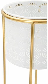 Suporturi pentru flori 2 buc. din metal ø 17 cm (înălțime 46 cm) Whity – Mauro Ferretti