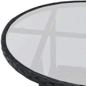 Jusky Set balcon Bayamo - perne negre + gri