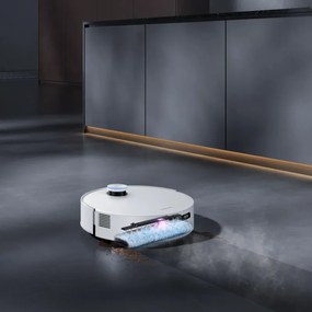 Aspirator robot Dreame Aqua 10 Ultra Track RLR81CE-WH, 25.000 Pa, 200 min, 3,5/4 l, Curatare uscata/umeda, Camere AI, VersaLift DToF, Curatare automata a mopului la 100°C, Alb