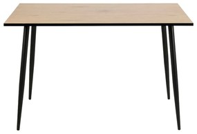 Masă Actona Wilma, 120 x 80 cm, negru - maro