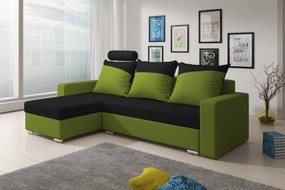 Colțar Maratto (negru + verde) (S). 1030846