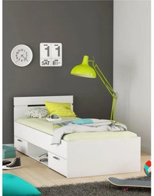 Zondo Pat de o persoană 90 cm Myriam (Alb). 808129