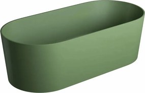 Cada freestanding Omnires Ovo M+ olive 160x75 cm