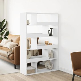 vidaXL Bibliotecă, alb, 100x33x156,5 cm, lemn prelucrat