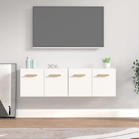 3115628 vidaXL Dulapuri TV de perete, 2 buc., alb, 60x36,5x35 cm lemn compozit