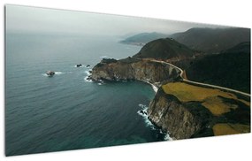 Tablou - Stânci în ocean (120x50 cm)