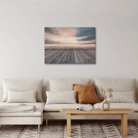 Tablou - Pier la apus de soare (70x50 cm)