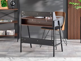 Masă PC Borge (nuc închis + negru). 1109740