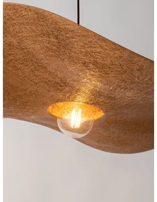 Lustră pe cablu KAPELLO 1xE27/60W/230V d. 55 cm neagră/cupru