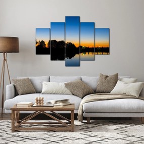 Tablou cu apus de soare (150x105 cm)