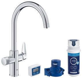 Grohe Blue set starter cu baterie bucătărie pe picior StarLight Chrome 30593000