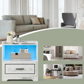 Noptieră inteligentă în stil vintage