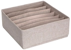 Organizator de sertare cu compartimente Bigso Box of Sweden Drawer, 29 x 11 cm, bej