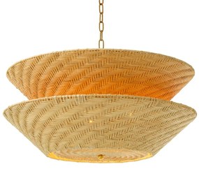 Lustra LUX design natural Tavira ratan