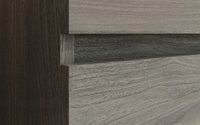 Set Mobilier Baie Suspendat Salta, 60cm Rovere Grigio