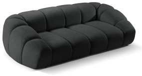 Canapea neagră 254 cm Diana – Micadoni