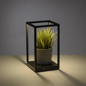 Lampă de masă de design neagră, inclusiv LED cu dimmer tactil - Jitske