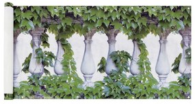 Paravan pentru balcon verde din plastic 500x85 cm – Maximex