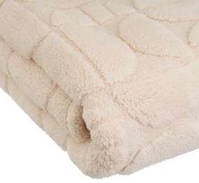 Pătură bej din micropluș-cocolino 130x160 cm Mid Century – Casa Selección
