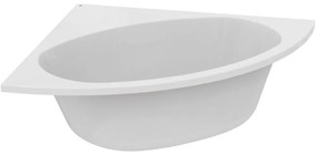 Cada baie pe colt Ideal Standard Hotline New, asimetrica, 150x150 cm