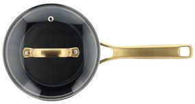 Tigaie cu capac/cu suprafață antiaderentă din aluminiu 1,5 l adecvată pentru plita cu inducție – Holm