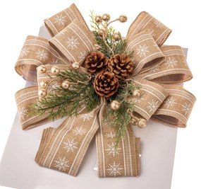 Fundă pentru bradul de Crăciun 30 x 81 cm,naturală