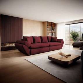 Canapea extensibilă dumonde cu ladă de depozitare si sezut confortabil din spuma high-density, Loana Enjoy Winery 300x100 cm