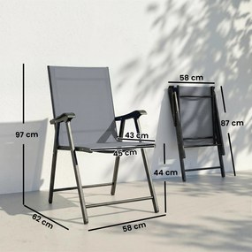 Outsunny scaune pliabile confortabile | Aosom Romania
