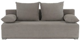 Canapea extensibilă, ţesătură gri maro taupe, FERIHA