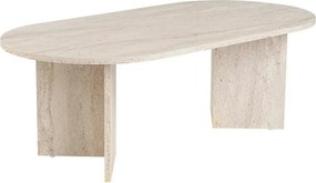 Masuta cafea SABLE, travertin, PAL, 119x60x40 cm