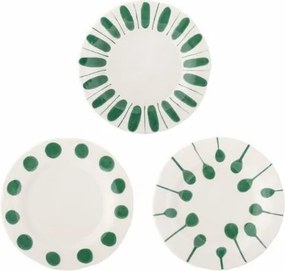 Farfurie verde din ceramică – Linora