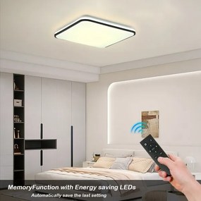 Plafonieră LED dimabilă Brilagi SMART LED/36W/230V 45x45 cm Wi-Fi Tuya + telecomandă