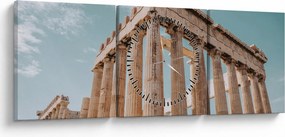 Tablou - Akropolis antic (cu ceas) (90x30 cm)