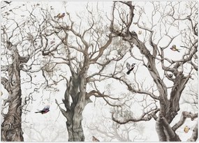 Tablou - Model de pădure, desen (70x50 cm)