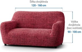 Gaico Huse bielastice VITTORIA bordo fotoliu dublu (l. 120 - 160 cm)