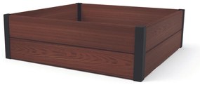 Pat înălțat Keter Maple Square maro, 106 x 106x 32 cm, M