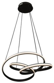 Lustră LED dimabilă pe cablu, 85W/230V, 3000-6500K, Ø 49 cm + telecomandă