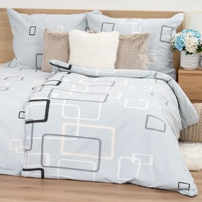 Lenjerie de pat 4Home Square bumbac creponat, 140 x 200 cm, 70 x 90 cm