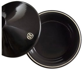 Vas tajine din ceramică Emile Henry Flame, ⌀ 32 cm, negru