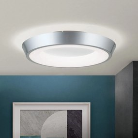 Plafoniera LED design circular LOOK argintie