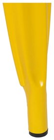 Scaune de dining galbene 2 buc. din metal – Ixia
