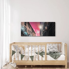 Tablou - Artificii din Marseille (120x50 cm)