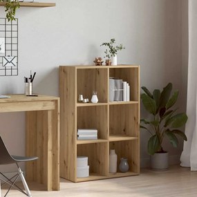 vidaXL Dulap cu cărți/Dulap pentru stejar Artisan Lemn prelucrat