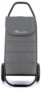 Geantă de cumpărături pe roți Rolser Com Polar 8Black Tube, gri