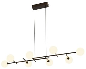 Lustra design Art Deco cu 8 surse de lumina CELLAR