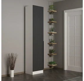 Dulap cu rafturi Nemake 41 (antracit) . 1093960