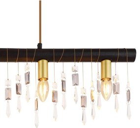 Lustra suspendata design modern Kira I negru