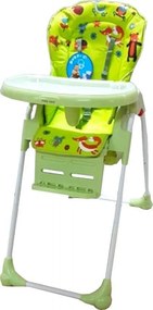 Scaun de masa pentru copii si bebe Baby Care™ CC reglabil in 3 trepte,pliabil, centura de siguranta, sezut comfortabil, masuta detasabila, pozitie