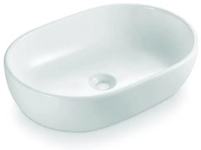 Bathco 4037 - Lavoar pentru blat TOULOUSE 59x41,5 cm porțelan/alb